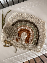 Load image into Gallery viewer, Crochet custom color rainbow blanket and lovey