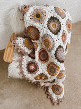Load image into Gallery viewer, ☀️SIENNA ☀️ Sunburst granny square blanket