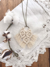 Load image into Gallery viewer, Macrame Necklace | Boho Jewelry