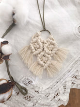 Load image into Gallery viewer, Macrame Necklace | Boho Jewelry