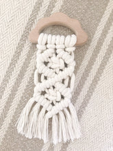 Load image into Gallery viewer, Cloud Macrame Teether | Baby Toy