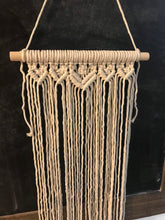 Load image into Gallery viewer, Macrame Hair Bow Holder | Hair Bow Organizer | Boho Nursery
