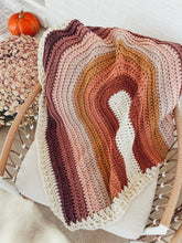 Load image into Gallery viewer, Crochet chunky rainbow blanket