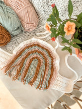 Load image into Gallery viewer, Crochet rainbow crop top