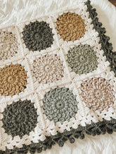 Load image into Gallery viewer, Jack sunburst granny square baby blanket