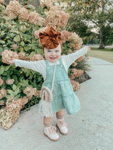 Load image into Gallery viewer, Crochet rainbow toddler purse