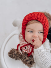 Load image into Gallery viewer, Crochet Baby Bonnet | Gender Neutral Bonnet | Newborn Bonnet | Toddler Bonnet | Child Bonnet |