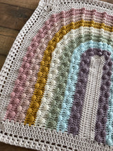 Load image into Gallery viewer, Rainbow blanket - ready to ship
